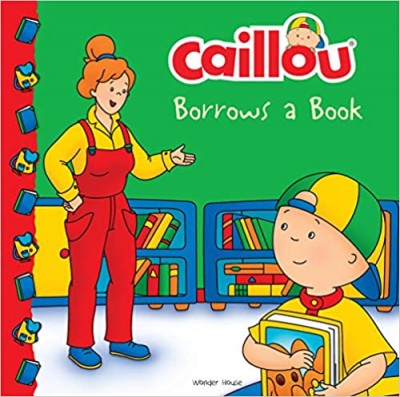 Caillou-Borrows A Book