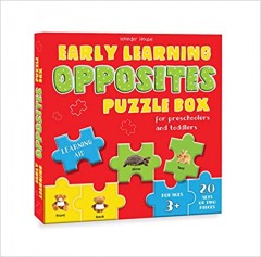 Early Learning Opposites Puzzle Box For Preschoolers And Toddl