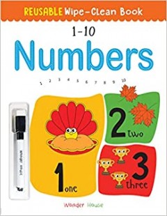 Reusable Wipe And Clean Book 1-10 Numbers : Write And Practice Numbers (1-10)