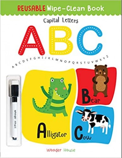 Reusable Wipe And Clean Book - Capital Letters : Write And Practice Capital Letters