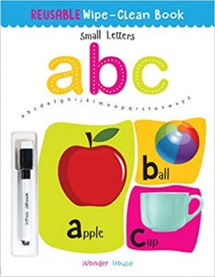 Reusable Wipe And Clean Book - Small Letters : Write And Practice Small Letters