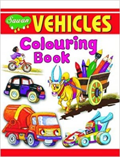 Vehicles Colouring Book